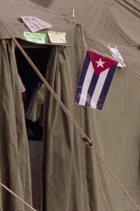 The film follows a group of Cubans who arrived in Miami during the Mariel Boatlift and were forced to live in a makeshift encampment in downtown Miami. Men and women, gay and straight residents shared cramped quarters, their only privacy provided by cloth curtains strung between beds, creating floating walls that separated sleeping areas.